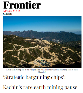 ‘Strategic bargaining chips’: Kachin’s rare earth mining pause